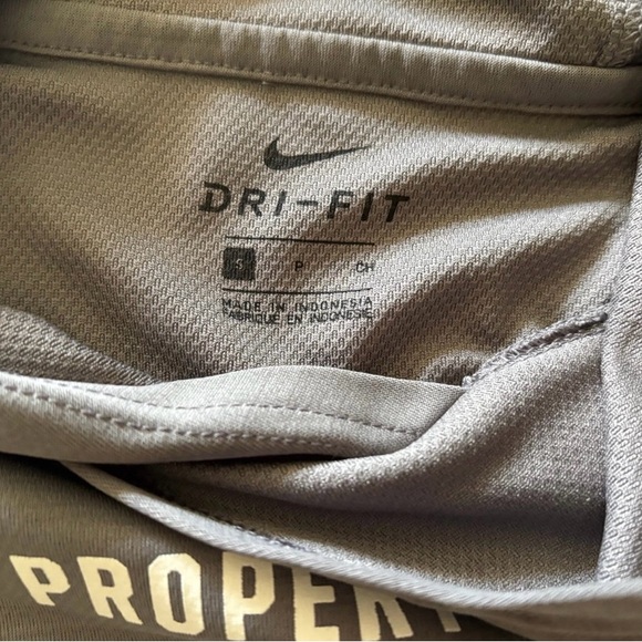 Nike Men's Gray Long Sleeve Space Force Tee - Picture 4 of 4